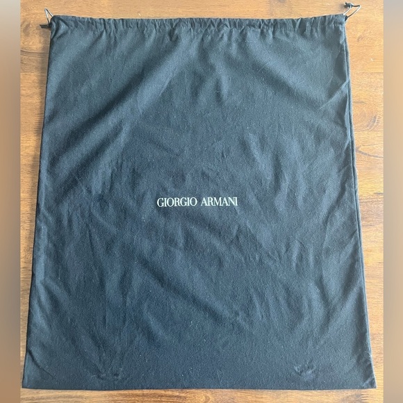 Giorgio Armani Handbags - Giorgio Armani Designer Dust Bag with Drawstring Closure – 27x23” XL Black